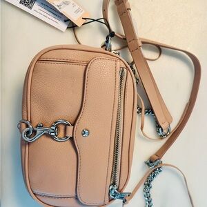 NWT Rebecca Minkoff purse in Doe color. Style HH18EBHX 16 BLYTHE XBODY.